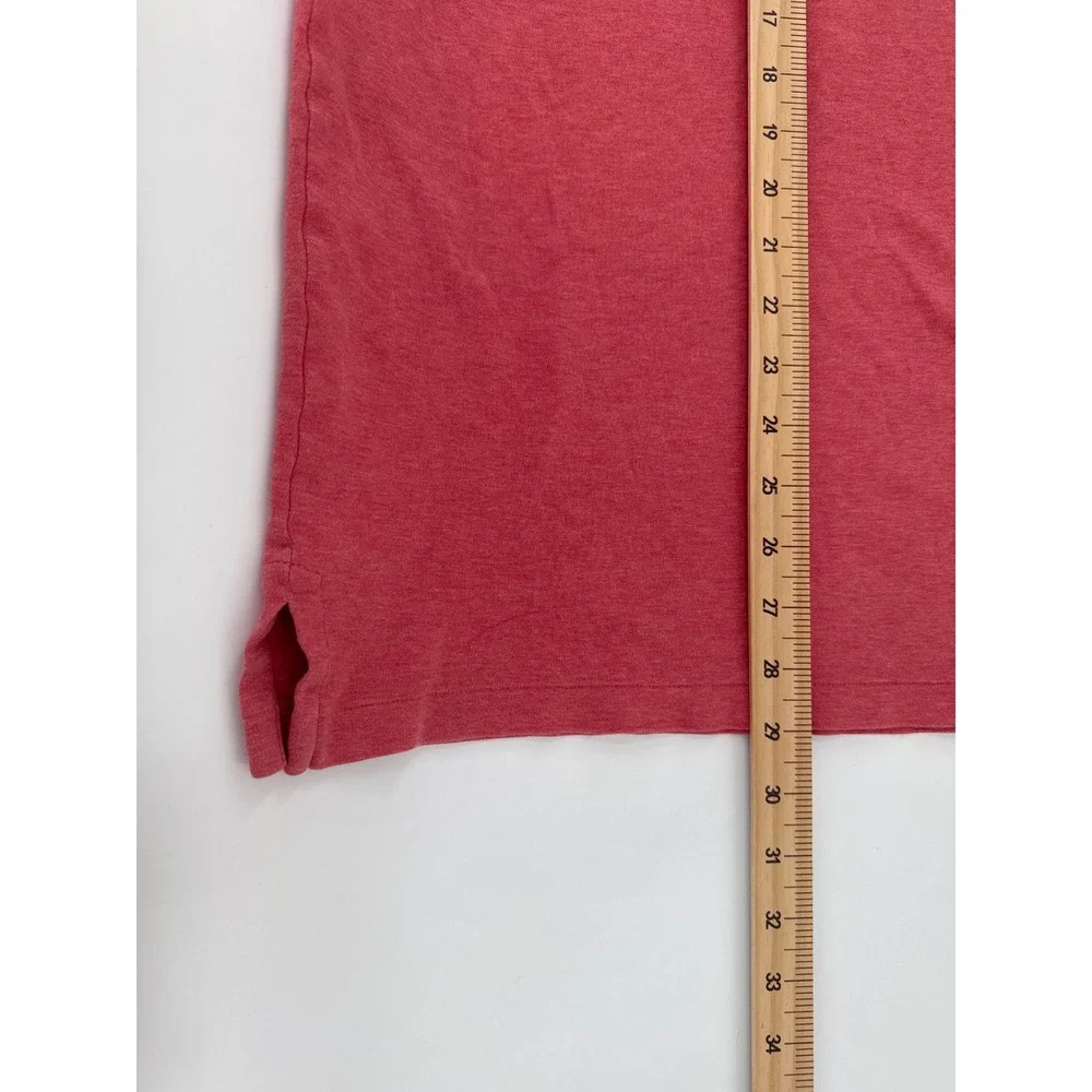 Polo Ralph Lauren Men's Red Heathered Classic Fit Polo‎ Shirt Size 2XLT